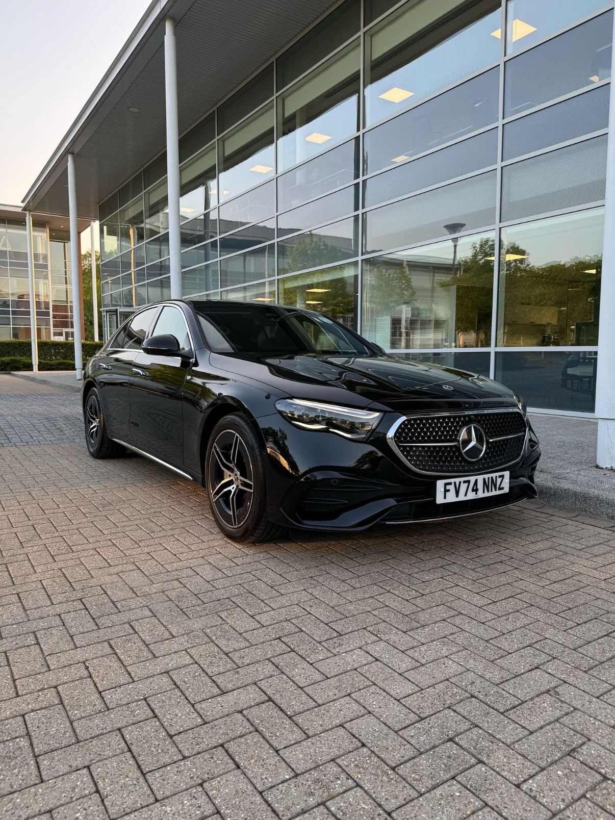 Halcolux Mercedes-Benz E-Class at a business address